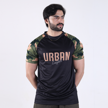 Black Camouflage American Half Sleeve Shirt – Urban Street Style