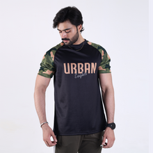 Black Camouflage American Half Sleeve Shirt – Urban Street Style