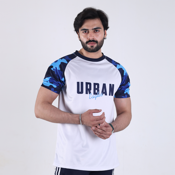 Stylish Sublimated Camouflage T-Shirt – Unisex | Half Sleeves & Round Neck